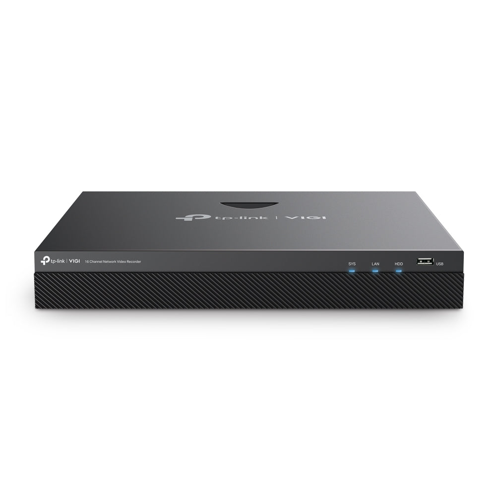 TP-Link VIGI NVR2016H 16 Channel Network Video Recorder | 2 SATA | 4K Output | 8MP Supported | H.265+ Compression | Synchronous Playback TP-Link VIGI NVR2016H 16 Channel Network Video Recorder | 2 SATA | 4K Output | 8MP Supported | H.265+ Compression | Synchronous Playback